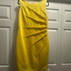 Calvin Klein Yellow Mini Dress